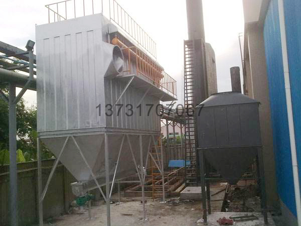 河南信陽2T鍋爐除塵器安裝完畢 河南信陽2T鍋爐除塵器安裝完畢